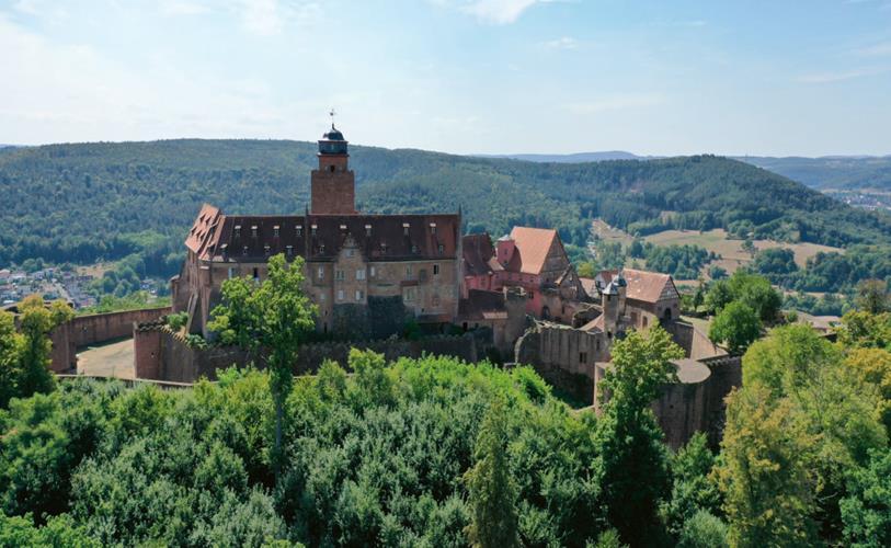Blick auf Burg Breuberg