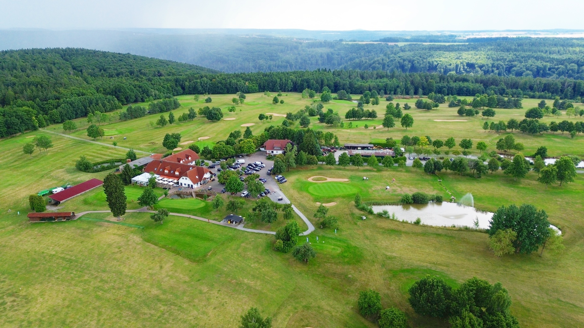 Luftaufnahme vom Sansenhof