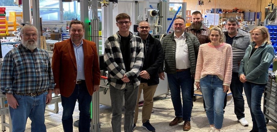 Betriebsbesuch b+b Automations- und Steuerungstechnik GmbH Foto Betriebsbesuch b+b Automations- und Steuerungstechnik GmbH