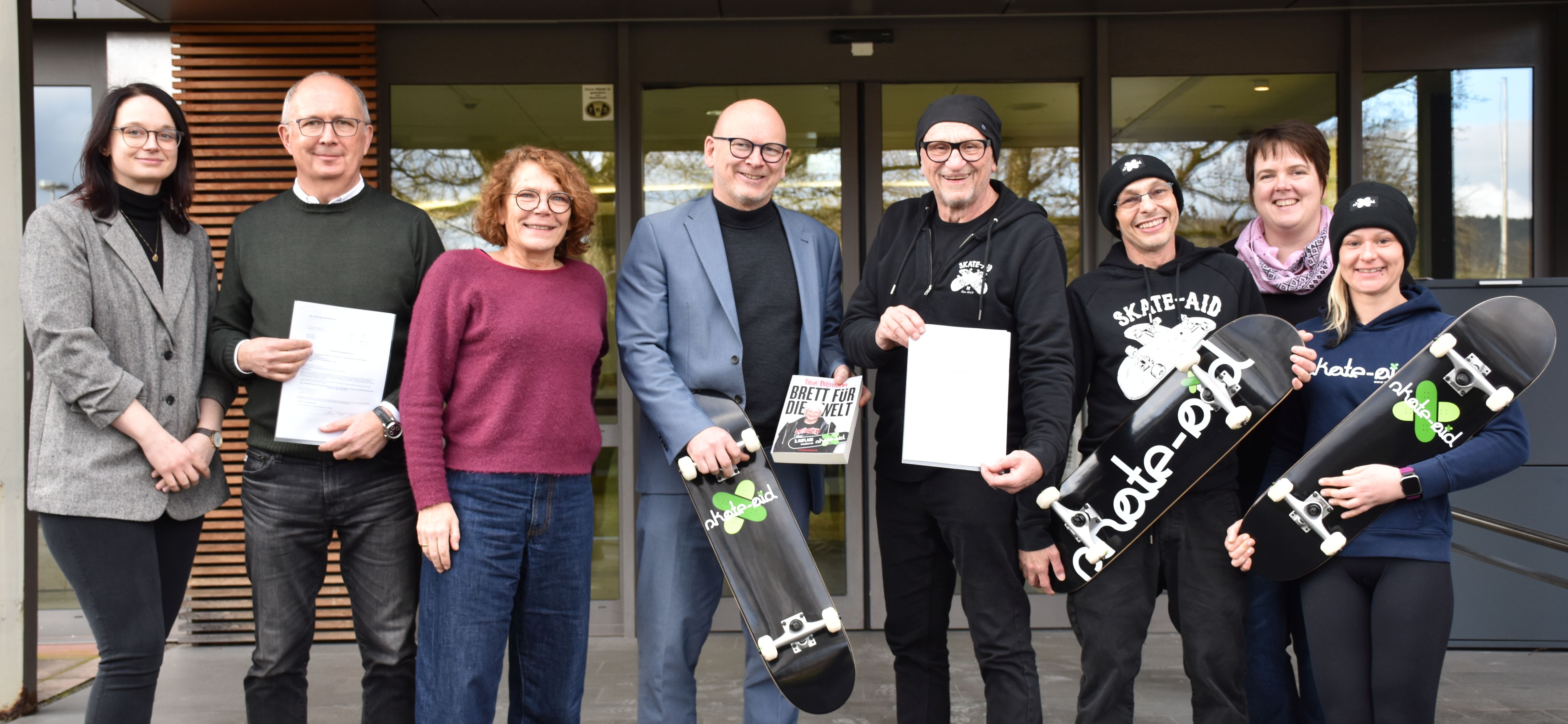 Foto der Übergabe LEADER-Förderbescheide 