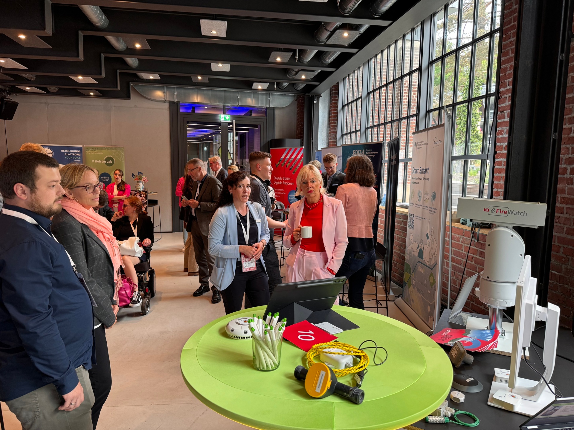 Foto der Präsenz des Odenwaldkreises auf dem Digitalkongress in Marburg