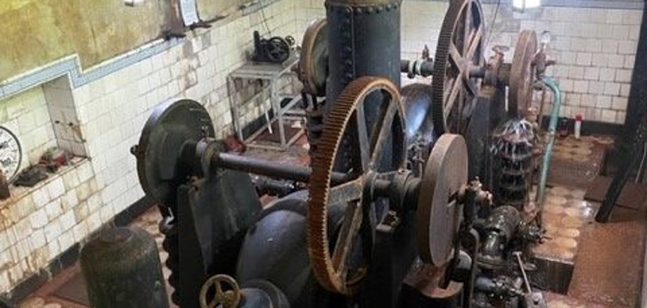 Alte Pumpe im Wasserwerk