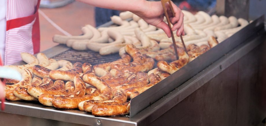 Bratwurst auf dem Grill