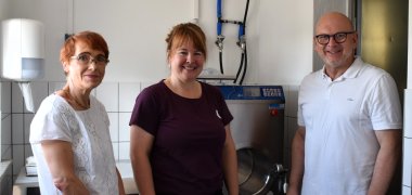 Betriebsbesuch Odenwälder Eismädchen Foto Betriebsbesuch Odenwälder Eismädchen