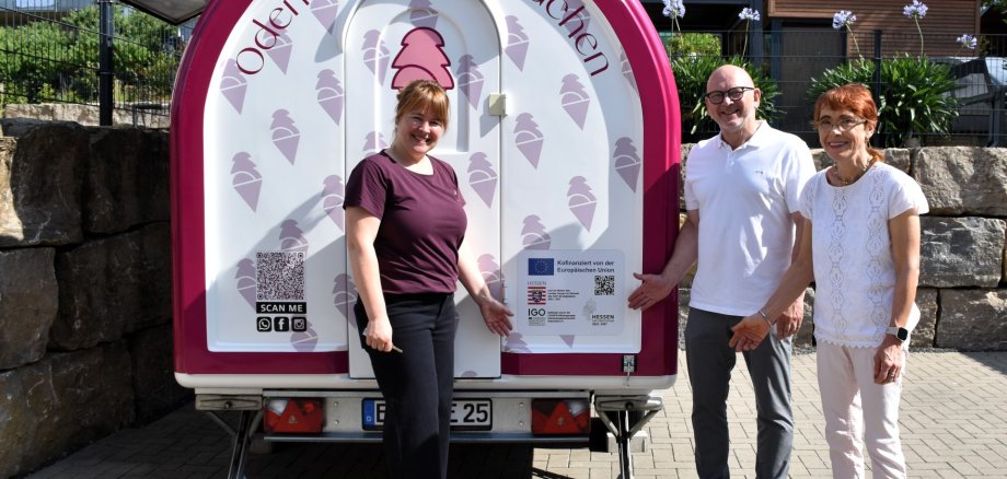 Betriebsbesuch Odenwälder Eismädchen Foto Betriebsbesuch Odenwälder Eismädchen