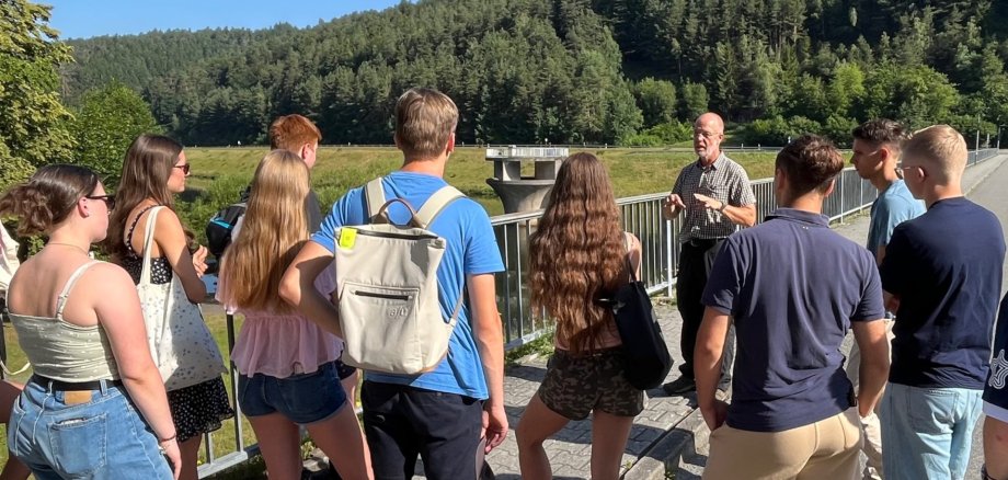 Exkursion am Marbach-Stausee
