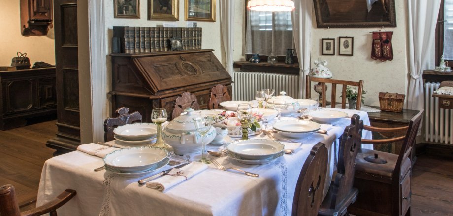 Blick in ein Raum im Museum