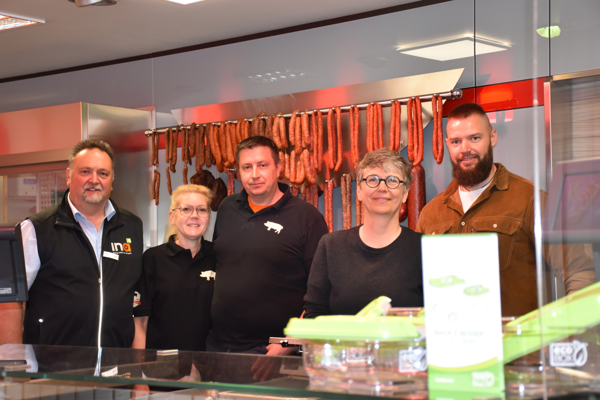Foto Betriebsbesuch bei Metzgerei Siefert