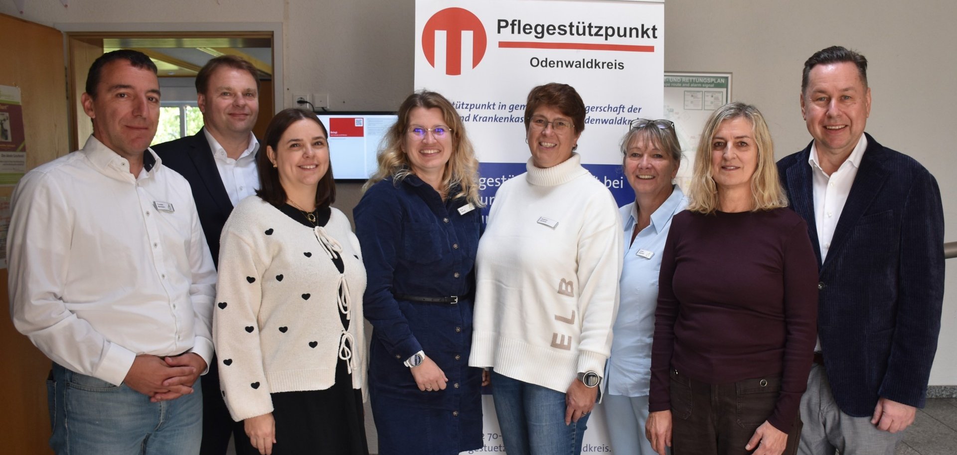 Verantwortliche und Mitarbeitende des Pflegestützpunkts
