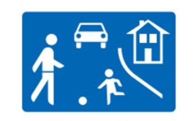 Verkehrsschild Radverkehr