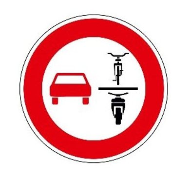 Verkehrsschild Radverkehr