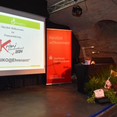 Foto Krimi-Preisverleihung 2024 - Link öffnet seitenüberlagerndes Dialog-Fenster